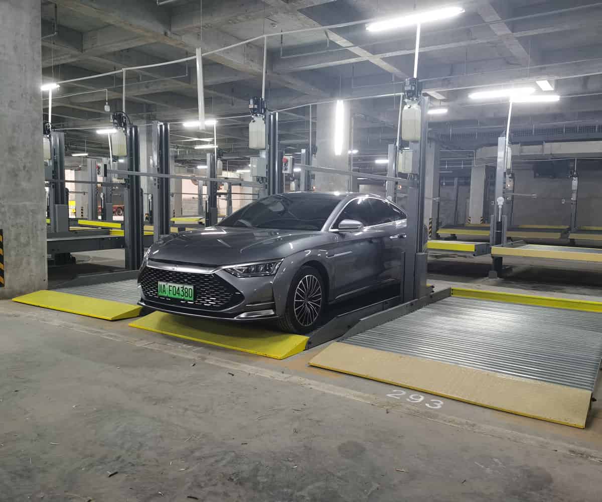 阿克塞雙層簡易升降類停車位回收