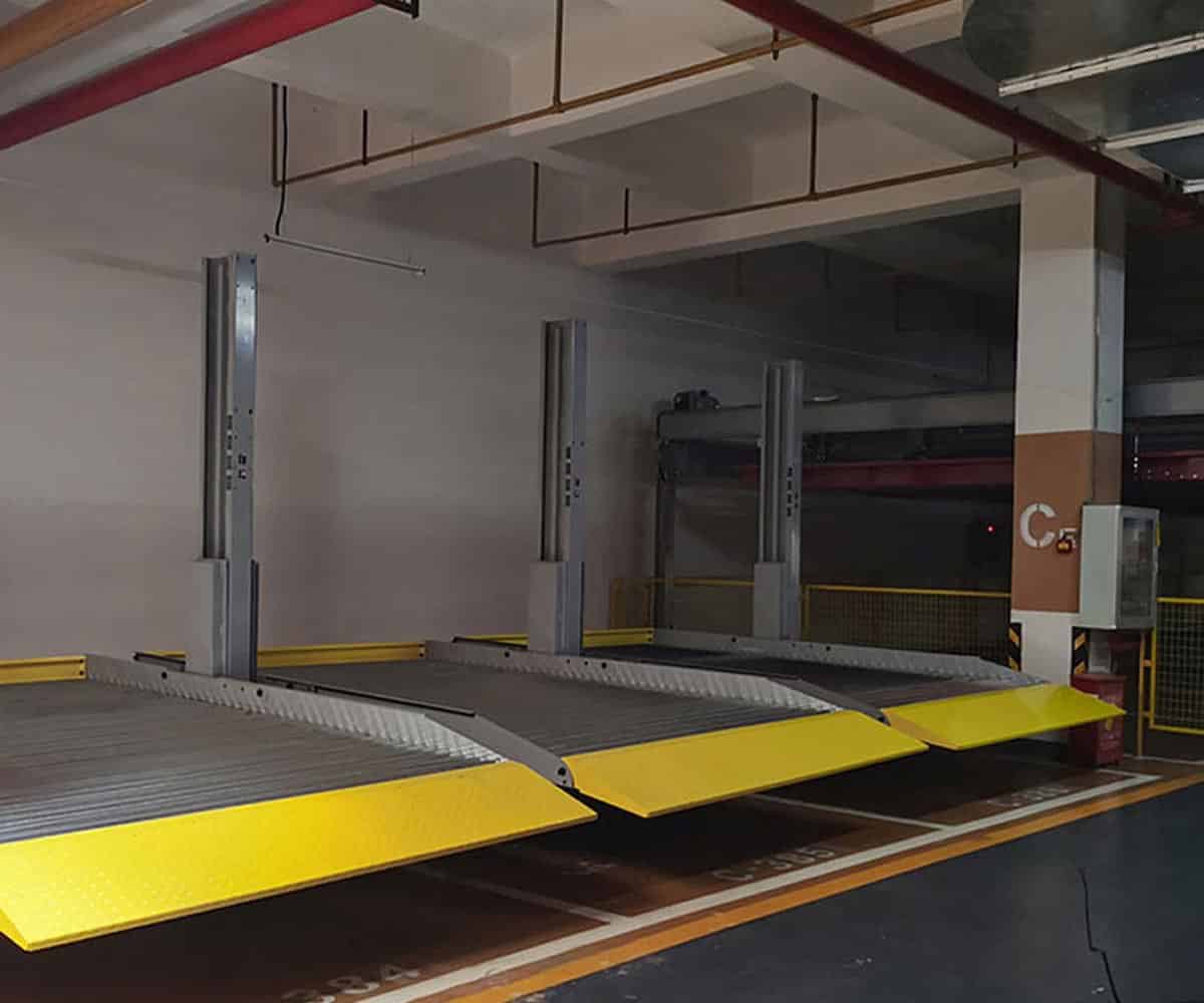 青白江雙柱升降式立體車(chē)庫(kù)租用