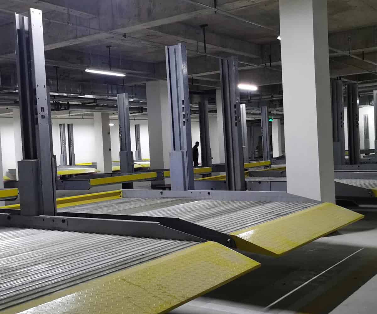 白銀PSH上下升降機(jī)械立體停車設(shè)備拆除