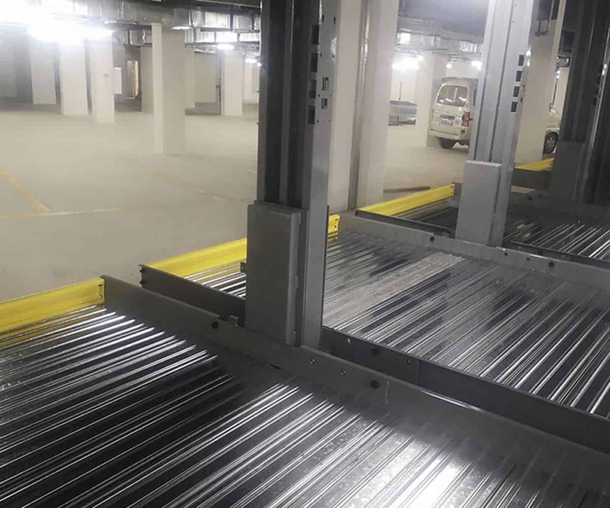 平川兩層升降橫移機(jī)械式立體停車(chē)設(shè)備拆除