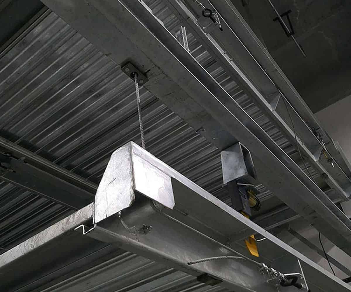 內(nèi)江兩層升降機械車庫過驗收