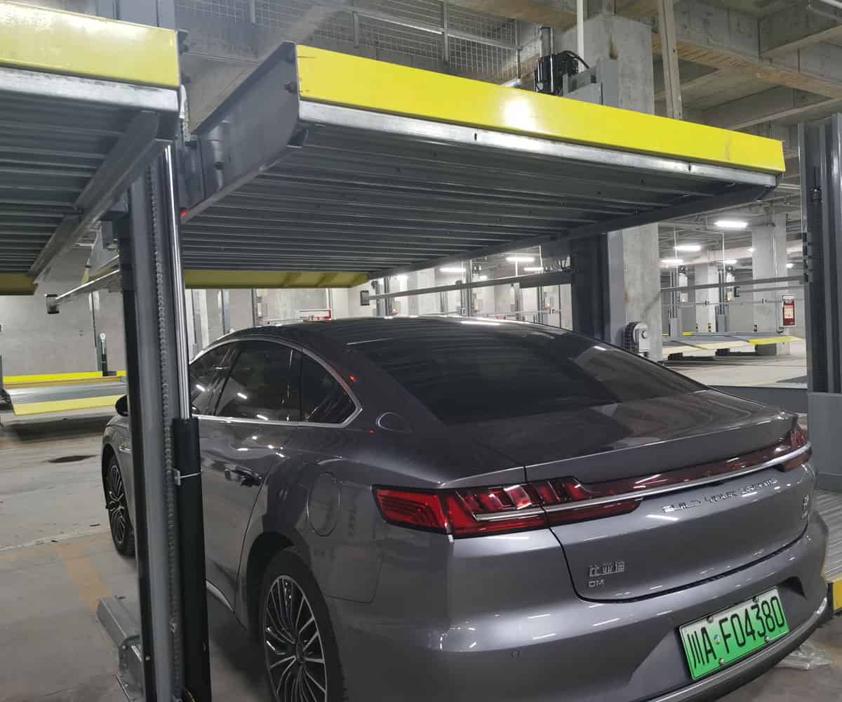 皋蘭二層簡易式機械式停車庫過驗收