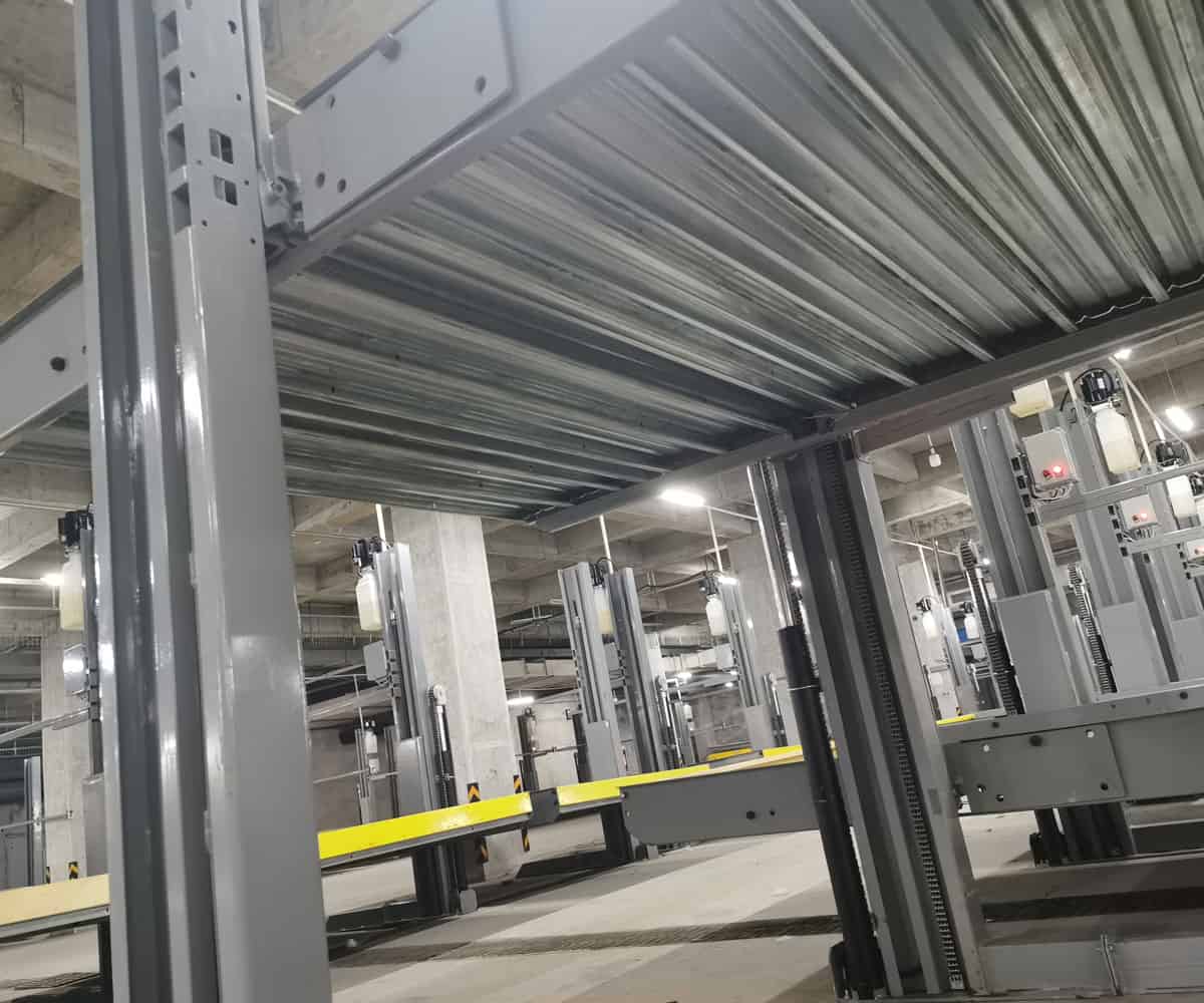 靖遠(yuǎn)兩柱升降式機械式立體停車設(shè)備拆除