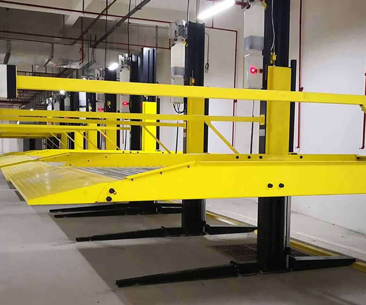 張家川2層升降式立體停車庫拆除