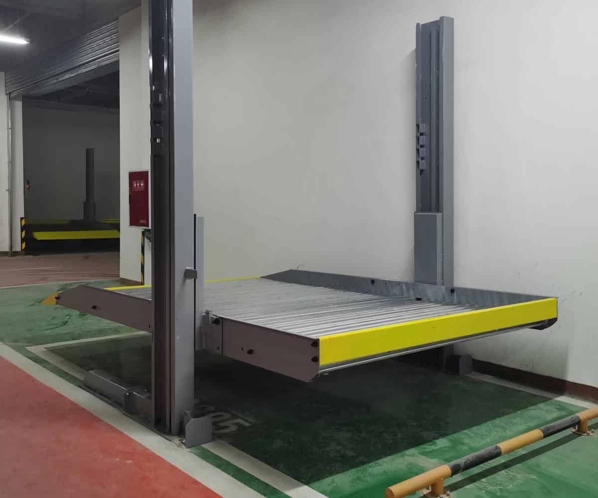 大邑兩柱簡(jiǎn)易升降立體停車設(shè)備安裝