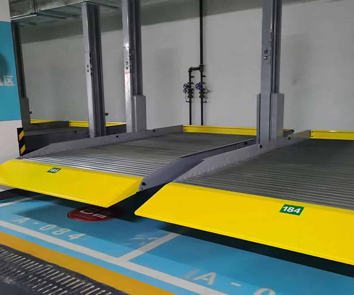 恩陽四柱升降式機(jī)械車位二手