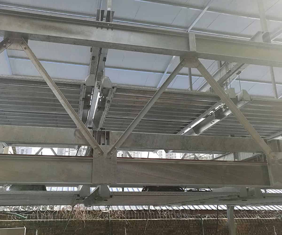 白銀2層升降式機(jī)械式立體停車設(shè)備改造