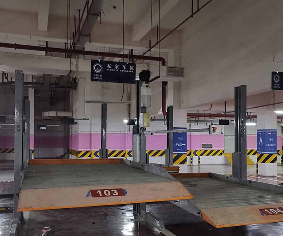 靖遠(yuǎn)二層升降橫移式機械車位租賃