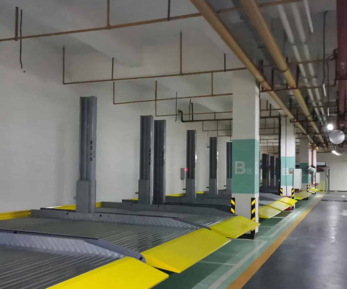 鹽源四柱式機(jī)械立體車庫廠家