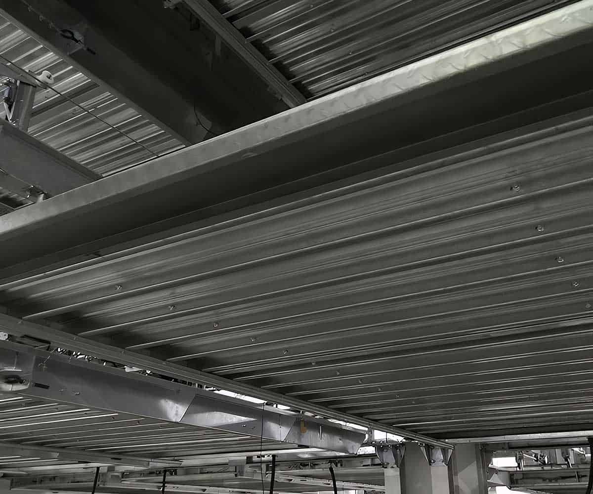 四柱立體車庫的處理策略