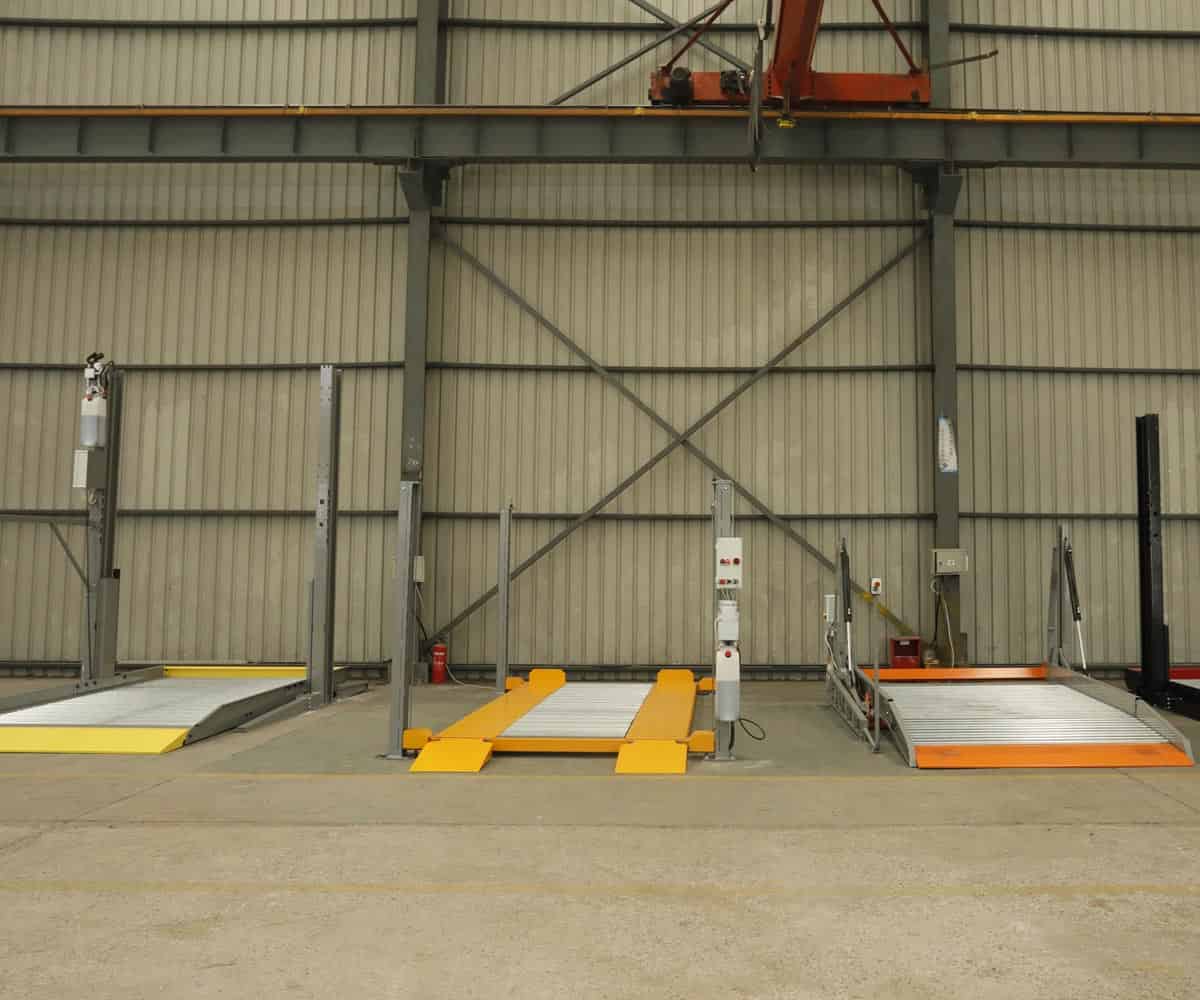 前鋒小區(qū)簡易升降類立體車位