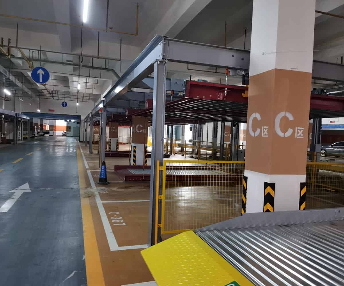 靖遠(yuǎn)小區(qū)雙層簡易升降類立體停車