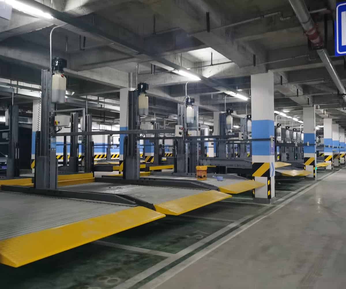 沐川小區(qū)四柱升降式立體車庫