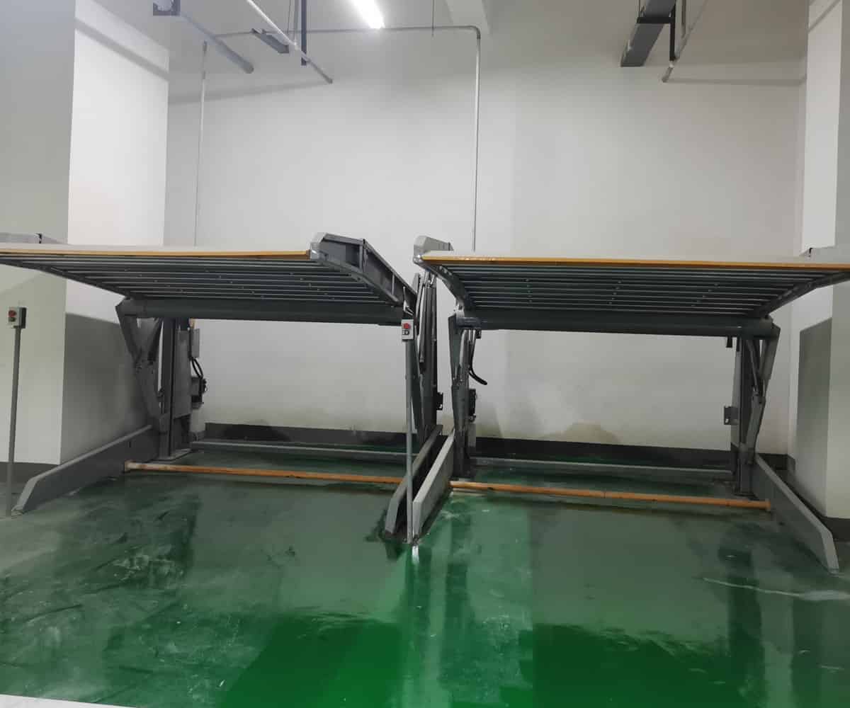 射洪地下室俯仰機械式立體停車設備