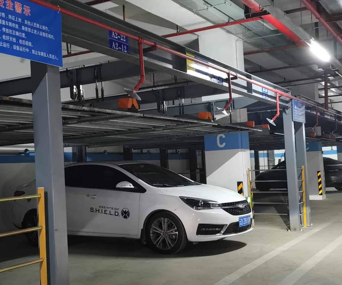 PJS四柱簡(jiǎn)易升降機(jī)械式立體車(chē)庫(kù)設(shè)備