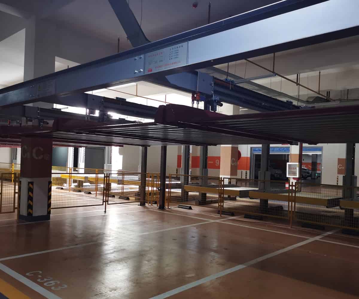 爐霍小區(qū)雙層簡易式立體停車場設(shè)備