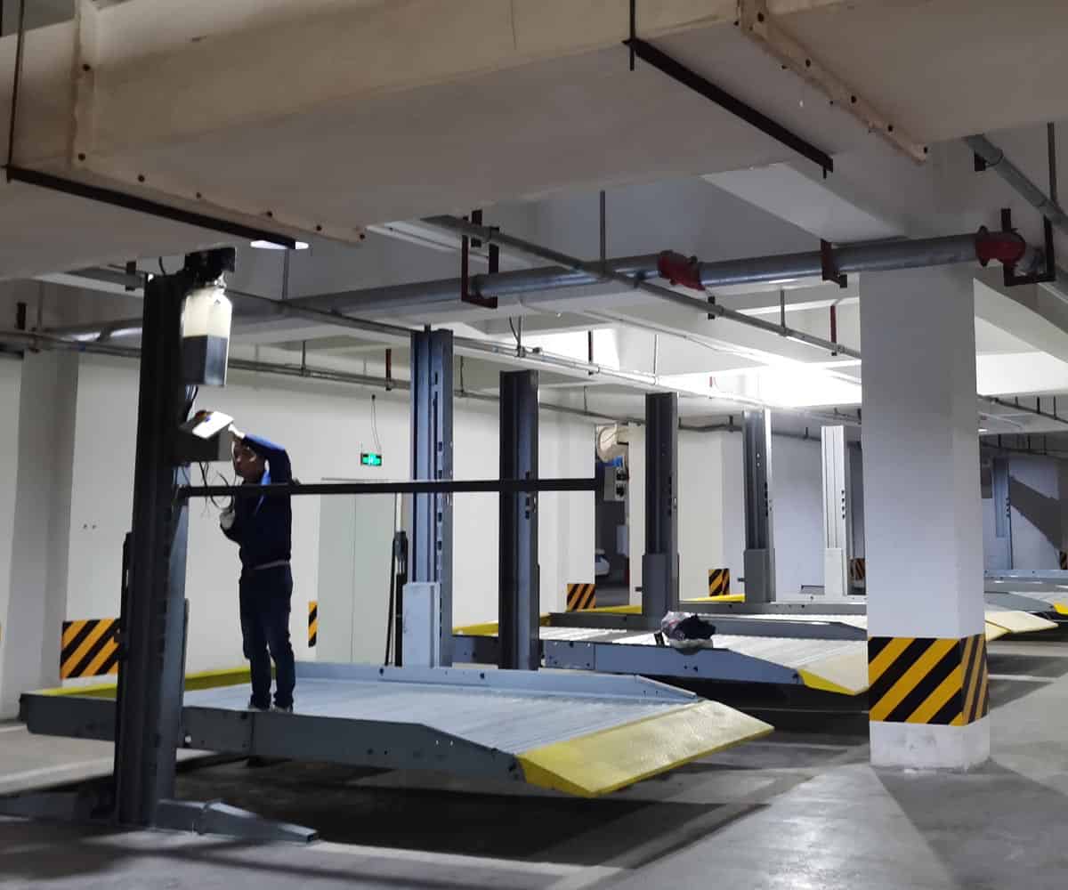 白銀地下室地下室簡易類立體停車位