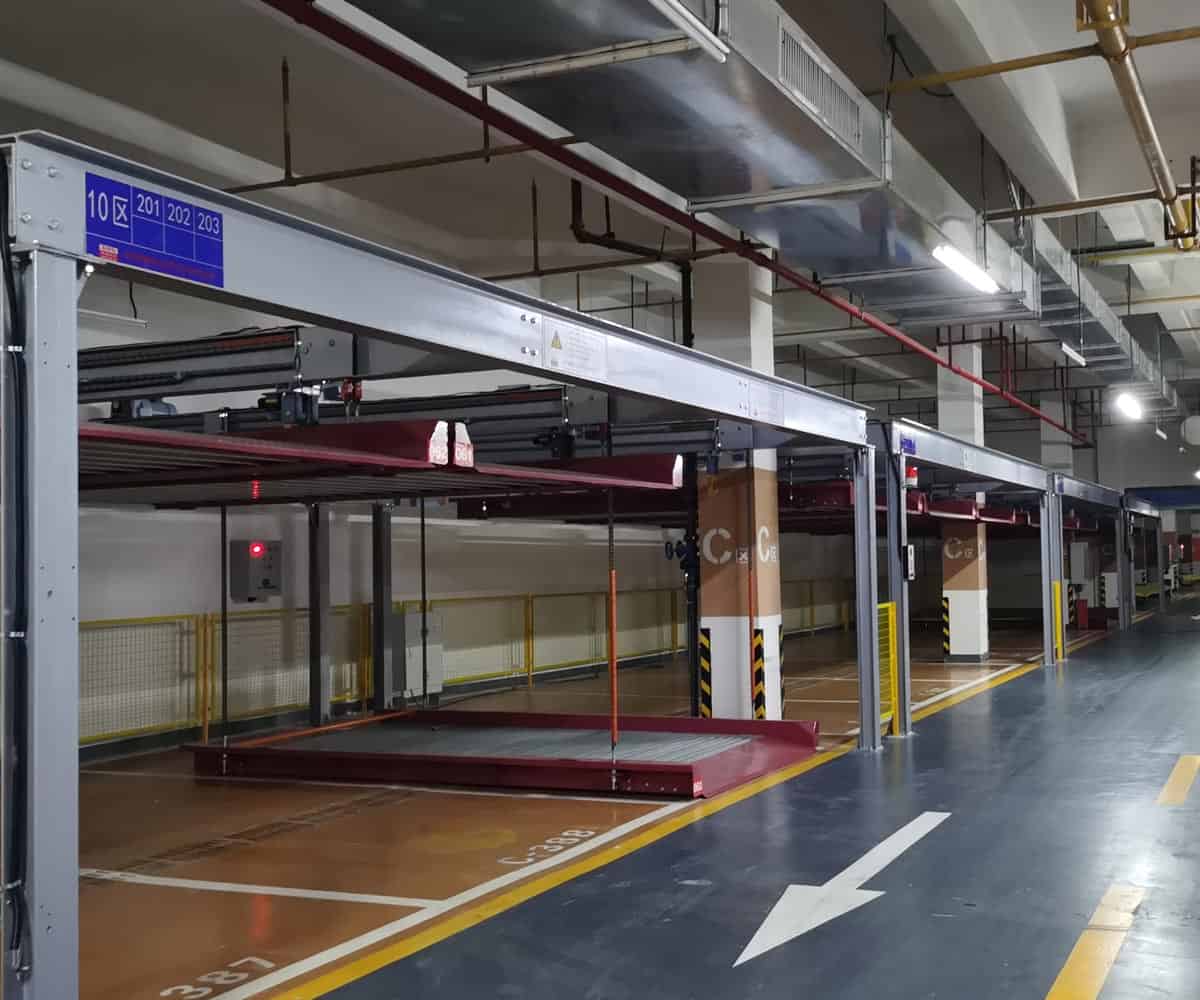 兩層升降式立體停車(chē)庫(kù)