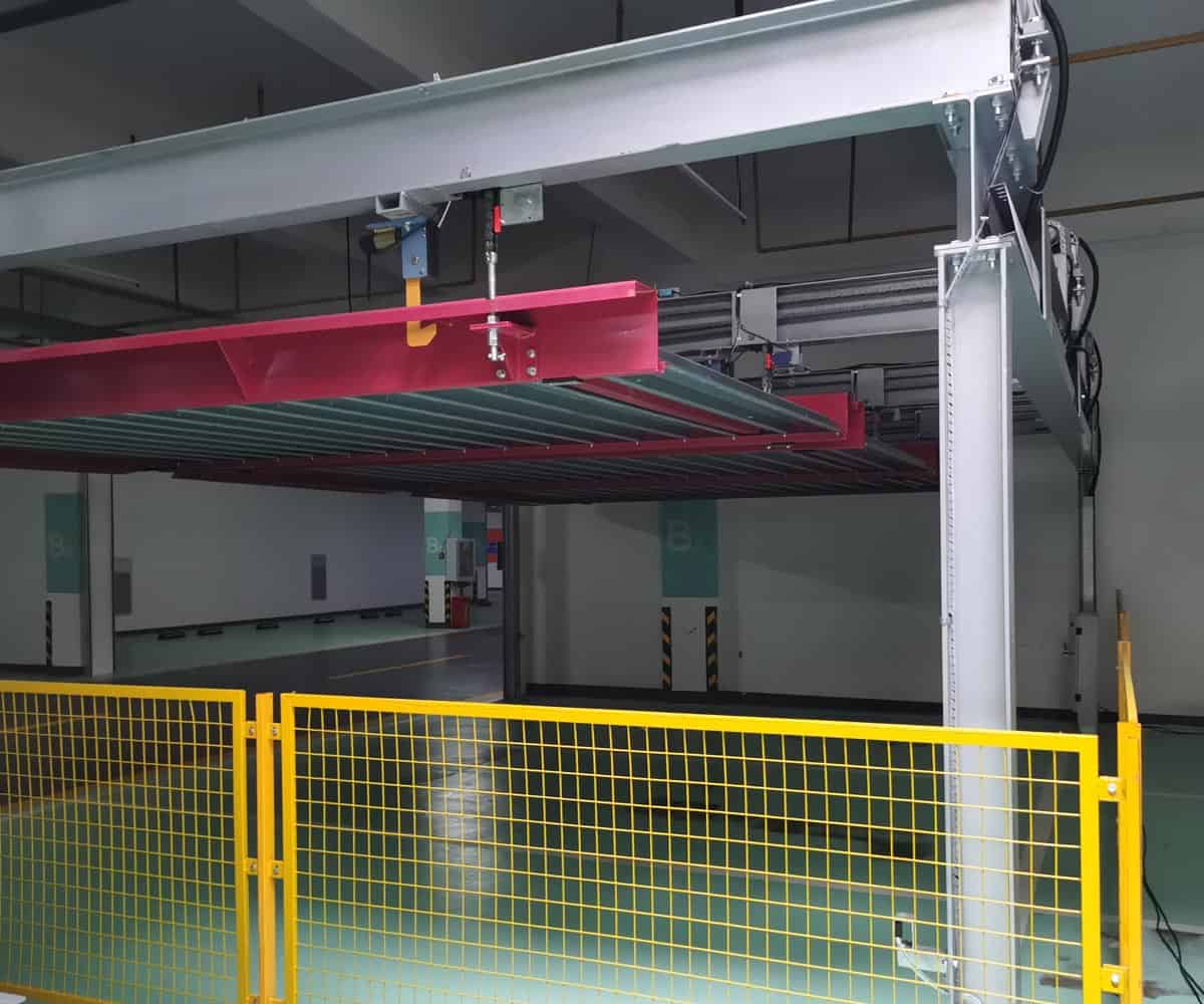 白銀小區(qū)2層簡易升降類停車立體車庫