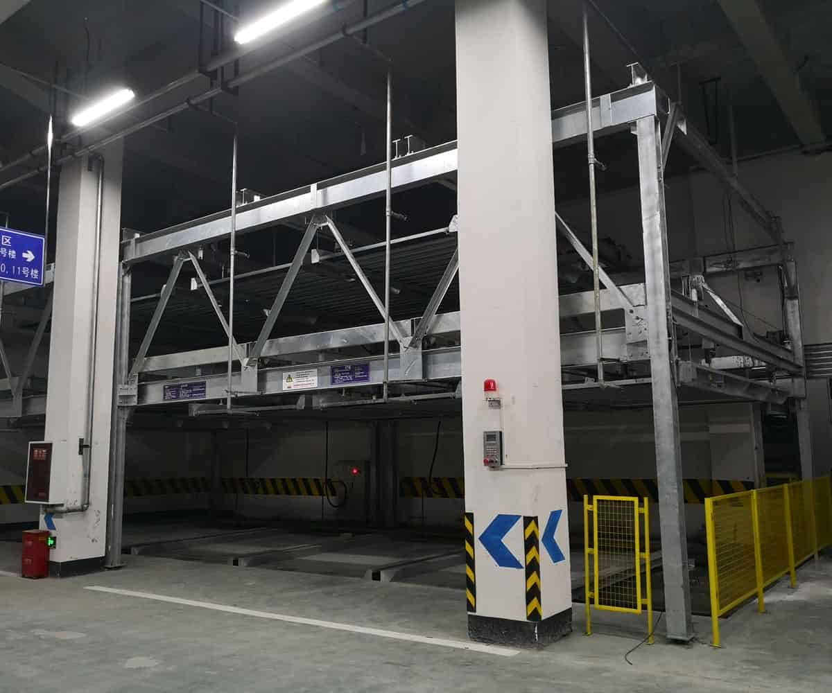 青白江PSH6六層升降橫移機(jī)械式立體車(chē)庫(kù)設(shè)備